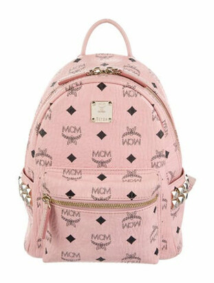 hot pink mcm backpack