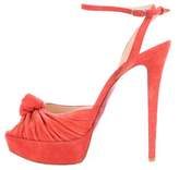 Thumbnail for your product : Christian Louboutin Suede Platform Pumps