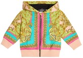 Thumbnail for your product : Versace Children Baby Barocco cotton-blend hoodie