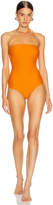 Thumbnail for your product : Jacquemus Alassio Swimsuit in Orange | FWRD