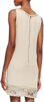 Thumbnail for your product : Alice + Olivia Emile Crepe Embroidered Sleeveless Dress