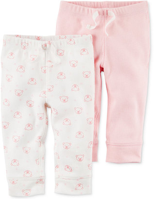 Carter's 2-Pk. Cotton Thermal Pants, Baby Girls (0-24 months)