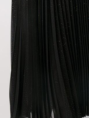 Marco De Vincenzo Rhinestone-Embellished Pleated Skirt