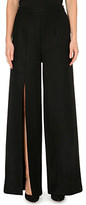 Thumbnail for your product : Chalayan Slashed wool-blend trousers