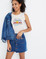 Thumbnail for your product : Madewell Stretch Denim Straight Mini Skirt: Pieced Edition
