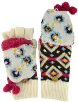 Thumbnail for your product : Muk Luks Faux Fur Lined Flip Mittens