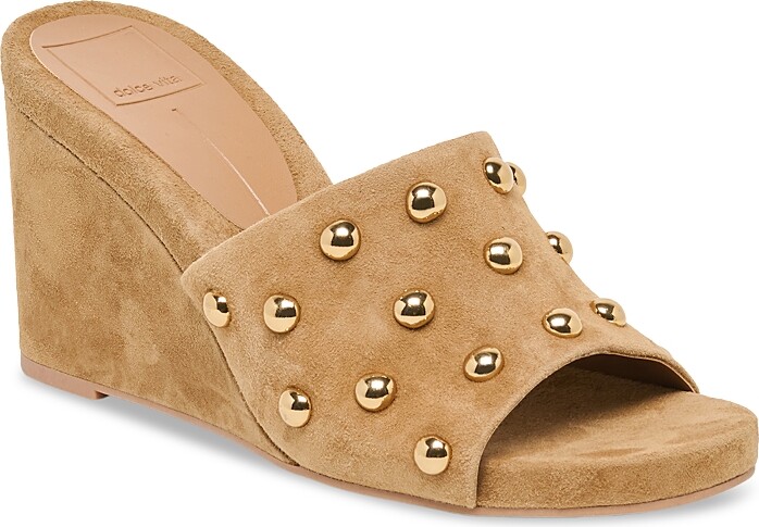 Dolce Vita Women's Holta Studded Wedge Sandals