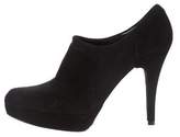 Thumbnail for your product : Stuart Weitzman Suede Pointed-Toe Booties