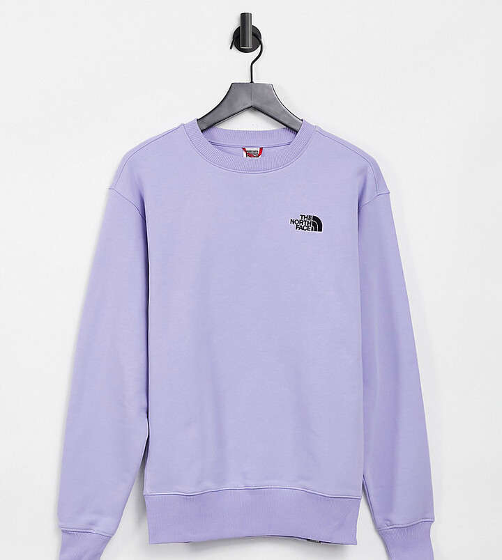 The North Face Essential sweatshirt in lilac Exclusive at ASOS - ShopStyle