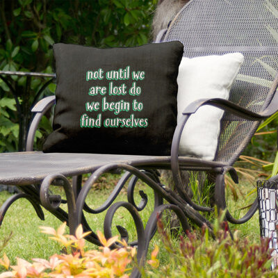 ArtVerse Find Yourself Indoor/Outdoor Throw Pillow