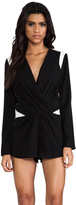 Thumbnail for your product : Finders Keepers Loose Yourself Long Sleeve Playsuit