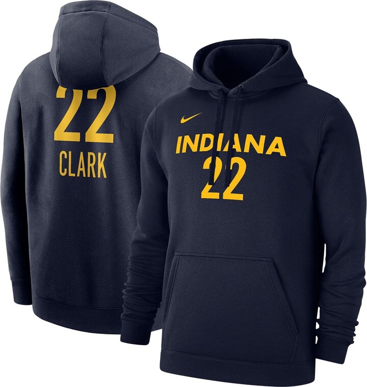 Nike Men's and Women's Caitlin Clark Navy Indiana Fever 2024 Wnba Draft Player Name Number Pullover Hoodie