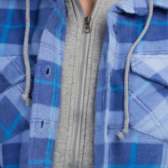 Stillwater Supply Co. Heavyweight Fleece Shirt Jacket - Sherpa Lining, Hooded (For Women)