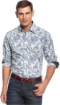 Thumbnail for your product : Tasso Elba Big and Tall Voyage Paisley Shirt