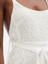 Thumbnail for your product : Brock Collection Tamara Scoop-neck Macramé-lace Dress - White