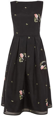 Oasis Summer Bloom Embroidered Dress