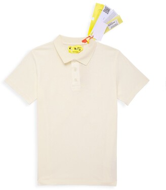 Off-White Little Boy's & Boy's Rubber Arrow Logo Polo Shirt