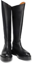 Thumbnail for your product : Clergerie Canada Leather Platform Knee Boots