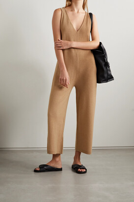 Allude Wool And Cashmere-blend Jumpsuit