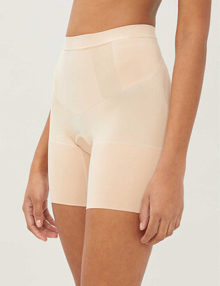 Spanx Womens Soft Nude Oncore High-waist Mid-thigh Stretch-jersey