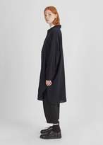 Thumbnail for your product : Y's Wool Gauze Shirt Dress Navy