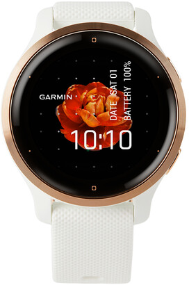 Garmin White & Rose Gold Venu 2S Smartwatch