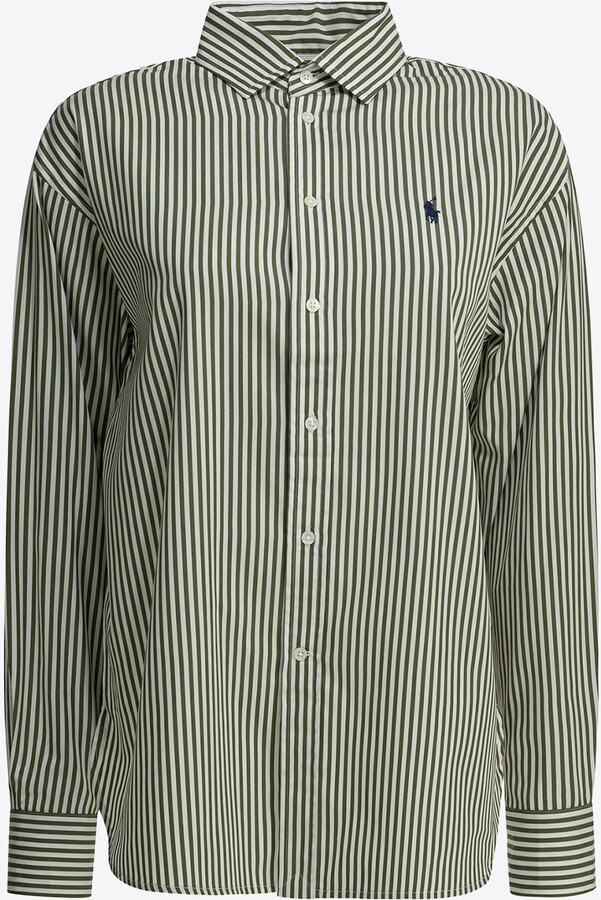 Polo Ralph Lauren Logo-Embroidered Buttoned Shirt