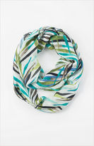 Thumbnail for your product : J. Jill Printed palms infinity scarf