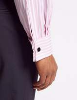 Thumbnail for your product : Marks and Spencer 2in Longer Pure Cotton Regular Fit Shirt