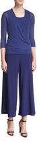 Thumbnail for your product : Nic+Zoe Luxe Jersey Cropped Pants, Abyss, Plus Size