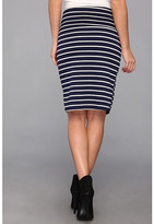 Thumbnail for your product : Gabriella Rocha Striped Ponte Pencil Skirt
