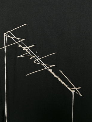 Yohji Yamamoto long asymmetric blazer
