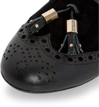 Dune LADIES LOKI - Brogue Tassel Detail Loafer Shoe