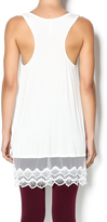Thumbnail for your product : Emerald Lace Trim Tank