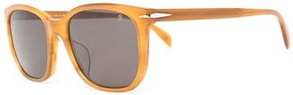 David Beckham Matte Square-Frame Sunglasses