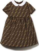 Thumbnail for your product : Fendi Kids FF-logo short-sleeve dress