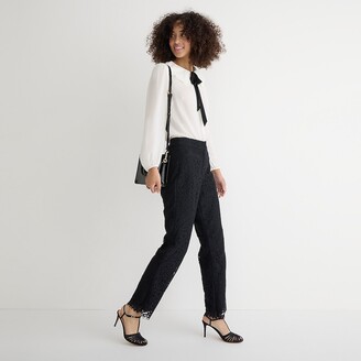 J.Crew Petite Willa cropped flare lace pant