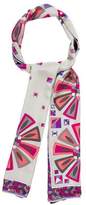 Thumbnail for your product : Emilio Pucci Silk Polka Dot Scarf