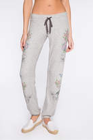 Thumbnail for your product : PJ Salvage Floral Bird Sweatpant