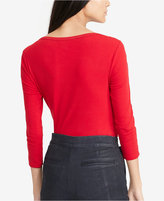 Thumbnail for your product : Lauren Ralph Lauren Petite Lace-Up Shirt