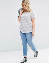 Thumbnail for your product : ASOS Curve CURVE Crew Neck T-Shirt In Stripe