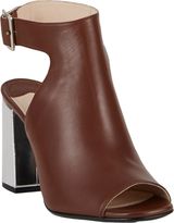 Thumbnail for your product : Prada Halter-Strap Peep-Toe Sandals-Brown
