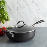 Thumbnail for your product : Anolon Infused Copper 4-Quart Covered Chef's Pan with Helper Handle, Black