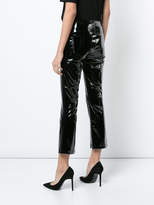 Thumbnail for your product : RtA Luella vinyl cropped trousers