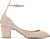 Valentino - Chaussures Mary Jane vernies taupe Tan-Go
