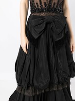 Thumbnail for your product : ZUHAIR MURAD Asymmetrical Lace-Detail Gown