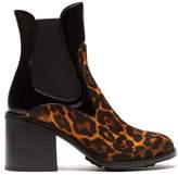 Thumbnail for your product : Fabrizio Viti - Madison Leopard Print Leather Ankle Boots - Womens - Leopard