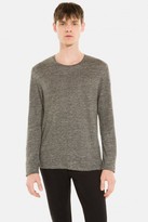 Thumbnail for your product : Sandro 'Roadster' Long Sleeve Linen T-Shirt