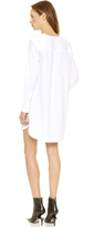 Thumbnail for your product : Thakoon Long Sleeve V Front Shirtdress
