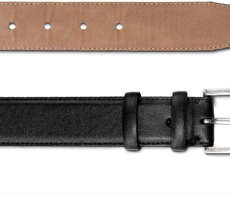 Watson & Wolfe Handmade Vegan Leather Belt In Black